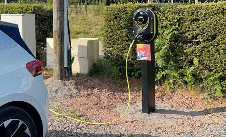 camping electric bollard vosges